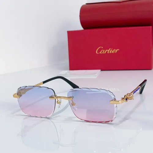 Cartier AAA Quality Sunglassess #1448344 $60.00 USD, Wholesale Replica Cartier AAA Quality Sunglassess