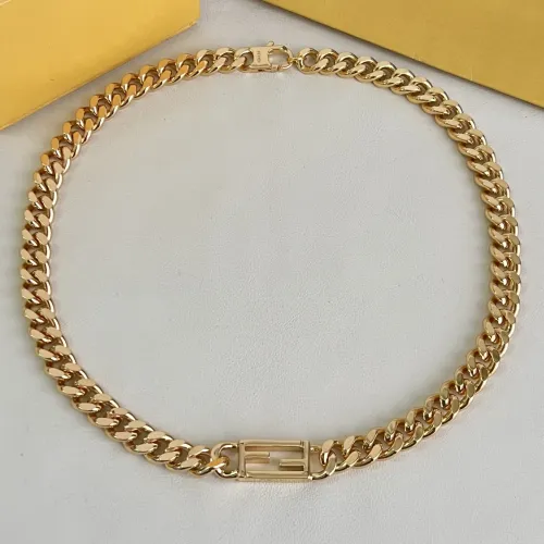 Fendi Necklaces #1448913 $48.00 USD, Wholesale Replica Fendi Necklaces