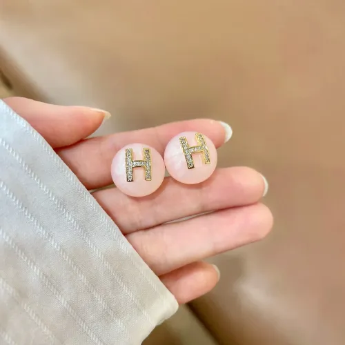 Hermes Earrings For Women #1448989 $32.00 USD, Wholesale Replica Hermes Earrings