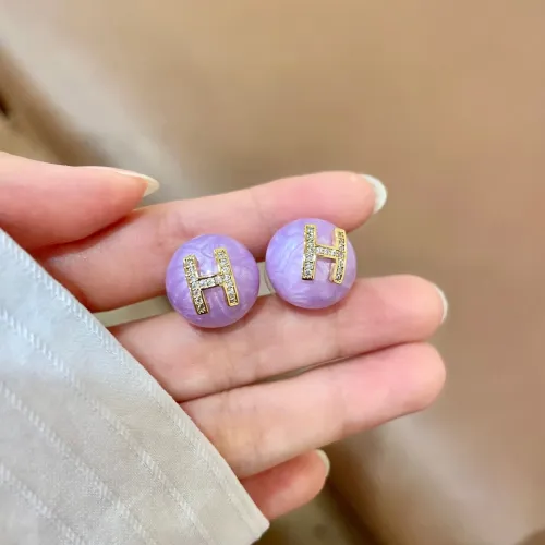Hermes Earrings For Women #1448990 $32.00 USD, Wholesale Replica Hermes Earrings