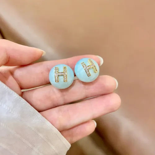 Hermes Earrings For Women #1448991 $32.00 USD, Wholesale Replica Hermes Earrings