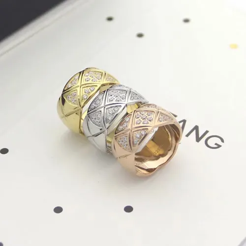 Replica Chanel Rings In Rose Gold #1449225 $27.00 USD for Wholesale