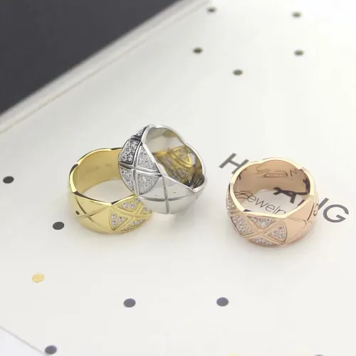 Replica Chanel Rings In Rose Gold #1449225 $27.00 USD for Wholesale