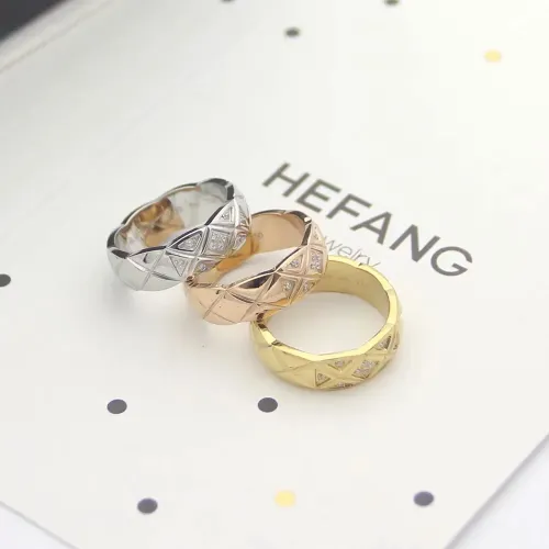 Replica Chanel Rings In Gold #1449232 $27.00 USD for Wholesale