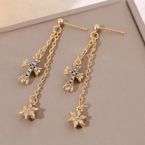 Chrome Hearts Earrings For Women #1449390 $38.00 USD, Wholesale Replica Chrome Hearts Earrings