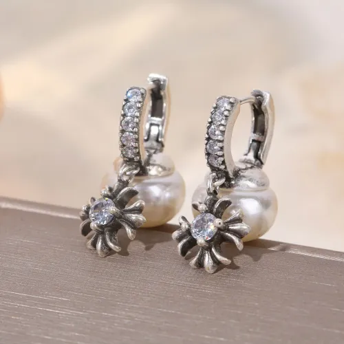 Chrome Hearts Earrings For Women #1449393 $38.00 USD, Wholesale Replica Chrome Hearts Earrings