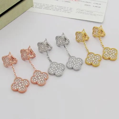 Replica Van Cleef & Arpels Earrings For Women #1449452 $32.00 USD for Wholesale