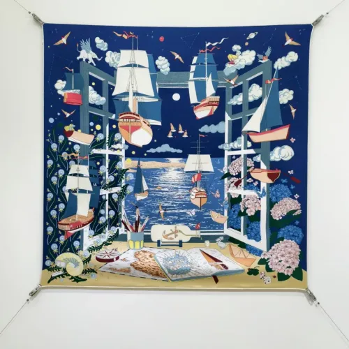 Hermes Silk Square #1449583 $64.00 USD, Wholesale Replica Hermes Scarf