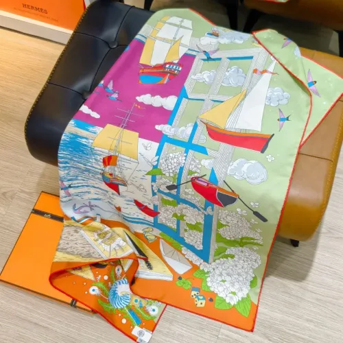 Replica Hermes Silk Square #1449585 $64.00 USD for Wholesale
