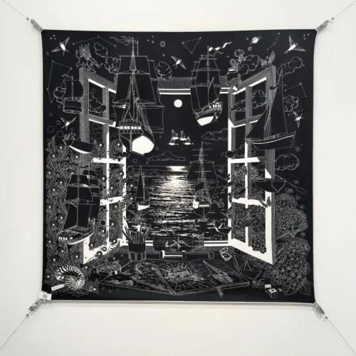 Hermes Silk Square #1449587 $64.00 USD, Wholesale Replica Hermes Scarf