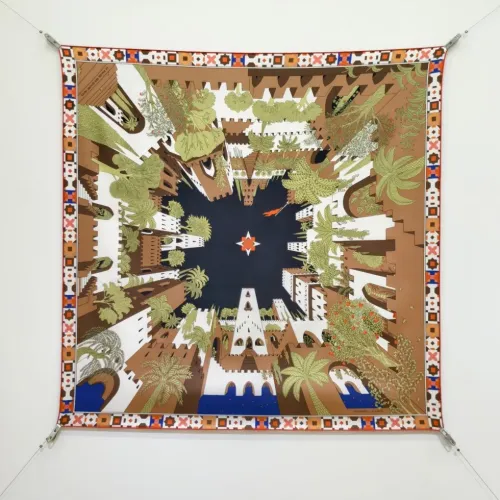 Hermes Silk Square #1449588 $64.00 USD, Wholesale Replica Hermes Scarf