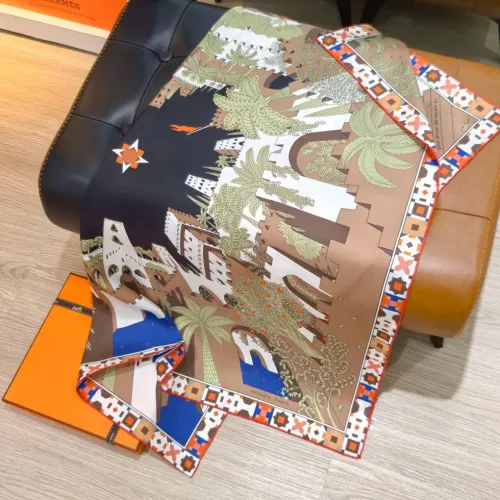 Replica Hermes Silk Square #1449588 $64.00 USD for Wholesale