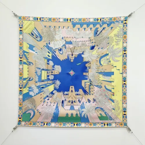 Hermes Silk Square #1449592 $64.00 USD, Wholesale Replica Hermes Scarf