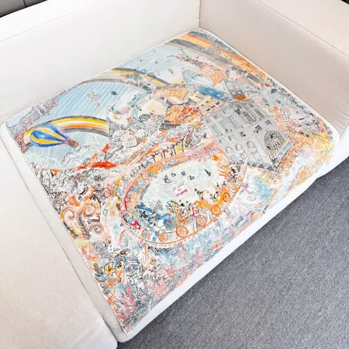 Hermes Silk Square #1449599 $76.00 USD, Wholesale Replica Hermes Scarf