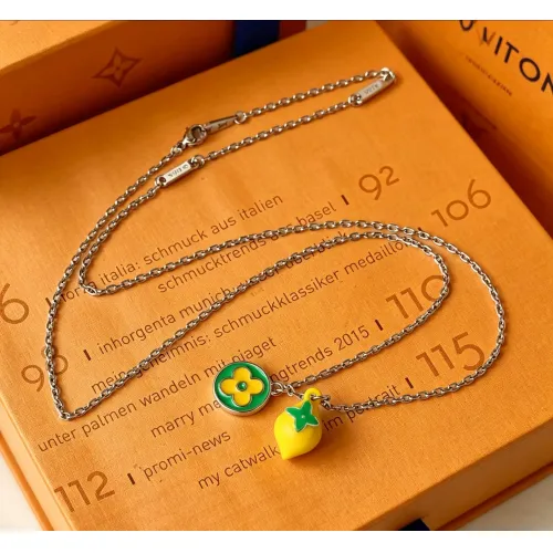 Louis Vuitton Necklaces #1449623 $25.00 USD, Wholesale Replica Louis Vuitton Necklaces