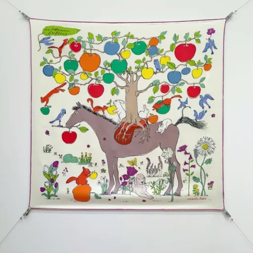 Hermes Silk Square #1449628 $64.00 USD, Wholesale Replica Hermes Scarf