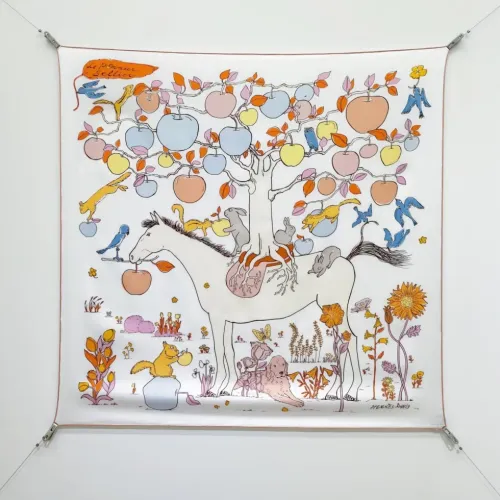 Hermes Silk Square #1449629 $64.00 USD, Wholesale Replica Hermes Scarf