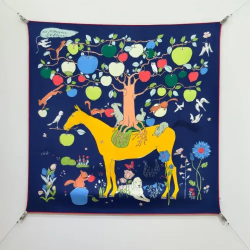 Hermes Silk Square #1449630 $64.00 USD, Wholesale Replica Hermes Scarf