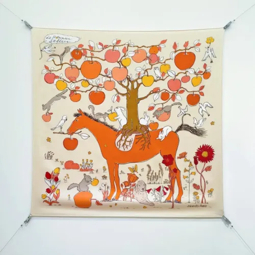 Hermes Silk Square #1449631 $64.00 USD, Wholesale Replica Hermes Scarf