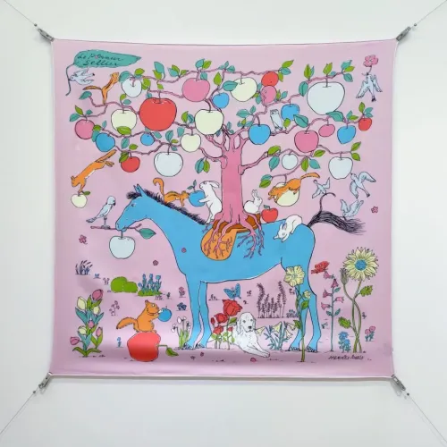 Hermes Silk Square #1449633 $64.00 USD, Wholesale Replica Hermes Scarf