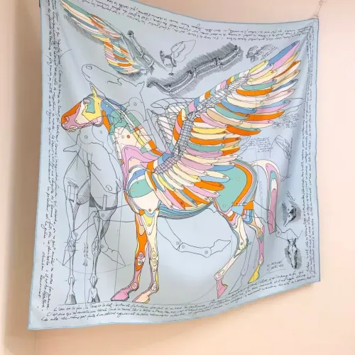 Hermes Silk Square #1449701 $76.00 USD, Wholesale Replica Hermes Scarf