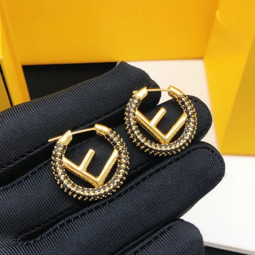 Fendi Earrings For Women #1449732 $27.00 USD, Wholesale Replica Fendi Earrings