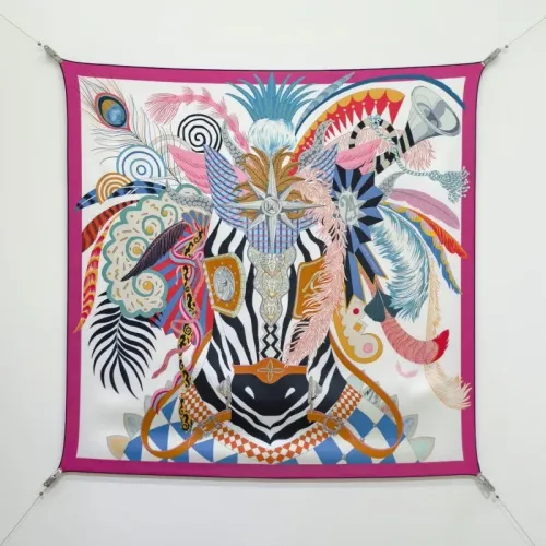 Hermes Silk Square #1449745 $64.00 USD, Wholesale Replica Hermes Scarf
