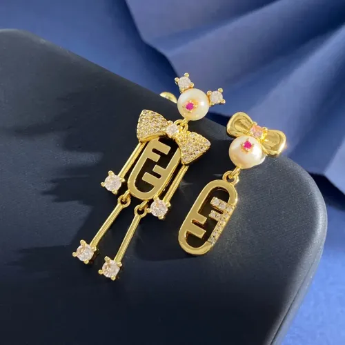 Fendi Earrings For Women #1449793 $29.00 USD, Wholesale Replica Fendi Earrings
