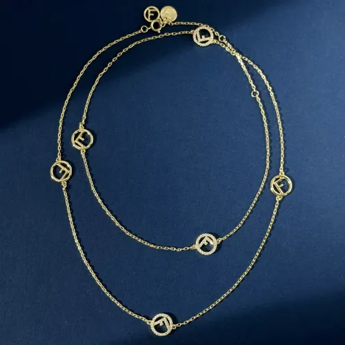 Fendi Necklaces #1449796 $32.00 USD, Wholesale Replica Fendi Necklaces