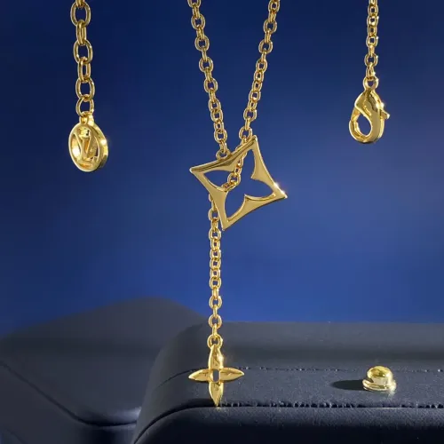 Louis Vuitton Necklaces #1449804 $27.00 USD, Wholesale Replica Louis Vuitton Necklaces