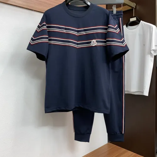 Moncler Tracksuits Short Sleeved For Men #1450169 $98.00 USD, Wholesale Replica Moncler Tracksuits