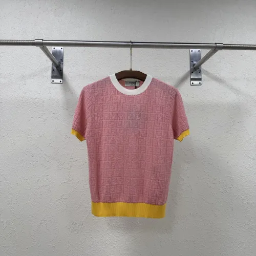 Fendi T-Shirts Short Sleeved For Women #1450594 $80.00 USD, Wholesale Replica Fendi T-Shirts
