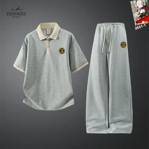Hermes Tracksuits Short Sleeved For Men #1450922 $60.00 USD, Wholesale Replica Hermes Tracksuits