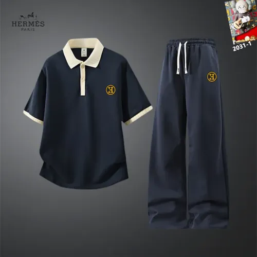 Hermes Tracksuits Short Sleeved For Men #1450924 $60.00 USD, Wholesale Replica Hermes Tracksuits