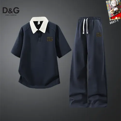 Dolce &amp; Gabbana D&amp;G Tracksuits Short Sleeved For Men #1450940 $60.00 USD, Wholesale Replica Dolce &amp; Gabbana D&amp;G Tracksuits