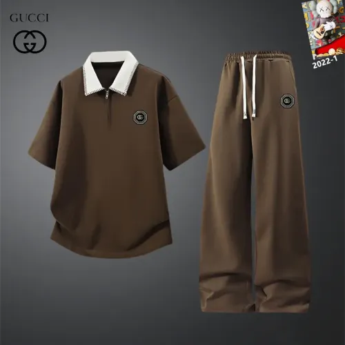 Gucci Tracksuits Short Sleeved For Men #1450952 $60.00 USD, Wholesale Replica Gucci Tracksuits