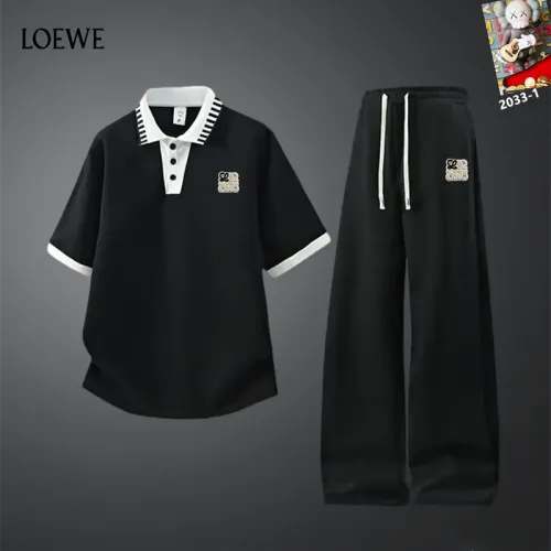 LOEWE Tracksuits Short Sleeved For Men #1450956 $60.00 USD, Wholesale Replica LOEWE Tracksuits