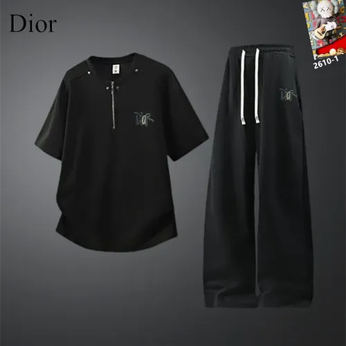 Christian Dior Tracksuits Short Sleeved For Men #1450973 $60.00 USD, Wholesale Replica Christian Dior Tracksuits