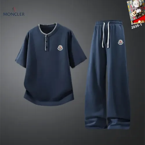 Moncler Tracksuits Short Sleeved For Men #1450976 $60.00 USD, Wholesale Replica Moncler Tracksuits