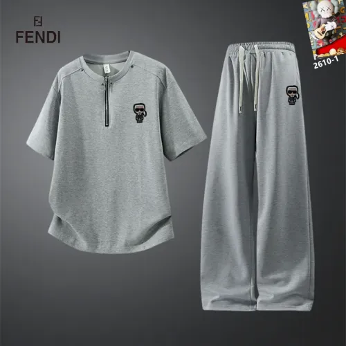 Fendi Tracksuits Short Sleeved For Men #1450998