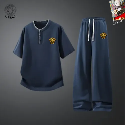 Versace Tracksuits Short Sleeved For Men #1451006 $60.00 USD, Wholesale Replica Versace Tracksuits