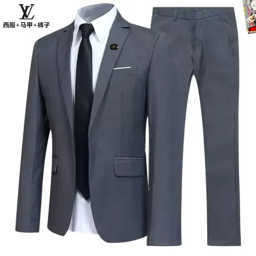 Louis Vuitton LV Tracksuits Long Sleeved For Men #1451129 $92.00 USD, Wholesale Replica Louis Vuitton LV Tracksuits