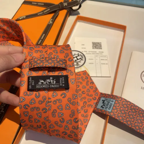 Replica Hermes Necktie For Men #1451220 $34.00 USD for Wholesale