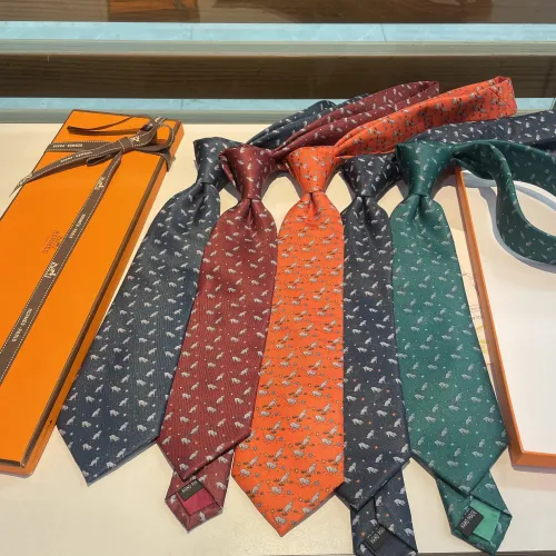 Replica Hermes Necktie For Men #1451231 $34.00 USD for Wholesale