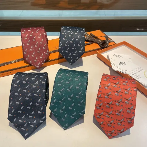 Replica Hermes Necktie For Men #1451232 $34.00 USD for Wholesale