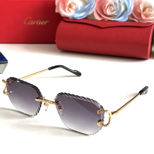 Cartier AAA Quality Sunglassess #1451237