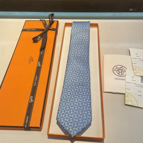 Replica Hermes Necktie For Men #1451302 $34.00 USD for Wholesale