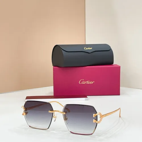 Cartier AAA Quality Sunglassess #1451529