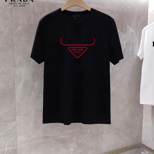 Prada T-Shirts Short Sleeved For Unisex #1451832 $25.00 USD, Wholesale Replica Prada T-Shirts