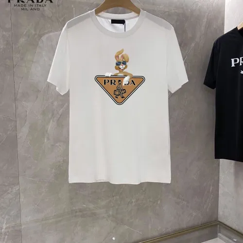 Prada T-Shirts Short Sleeved For Unisex #1451845 $25.00 USD, Wholesale Replica Prada T-Shirts